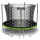 Neo-Sport Garden Trampoline 183 cm with Internal Net and Ladder