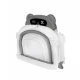 Foldable Baby Bathtub with Thermometer and Infant Support Pillow, Grey
