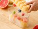 Silicone Ice Cube Tray with Container and Lid, Yellow