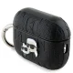 Karl Lagerfeld dėklas AirPods Pro 2 ausinėms Monogram Karl & Choupette, juodas