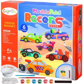 DIY Plaster Car Magnet Making Kit for Kids 22430