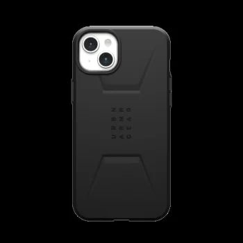 Apple iPhone 15 Plus 6.7'' UAG Civilian Magsafe Hard Case Cover, Black