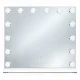 Kosmetinis LED makiažo veidrodis ModernHome 58x48.5 cm, 15 lempučių