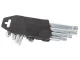 Allen and Torx Key Set 1.5-10mm, 9 pcs, Silver