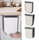 Foldable hanging trash bin, 8L, white