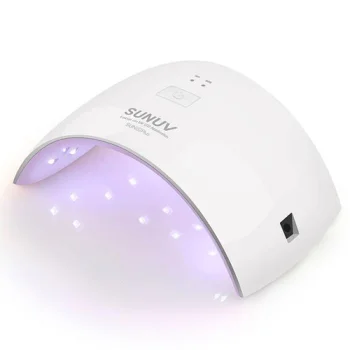 UV LED nagų lempa SUNUV Sun 9C Plus, 36W, balta