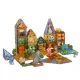 Šviečiantys magnetiniai konstravimo blokeliai, 124 vnt. (128735)