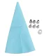 Cake Decorating Supplies Kit with 6 Icing Tips and Silicone Pastry Bag for Cupcakes Cookies