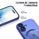 Tech-Protect MagFlex MagSafe dėklas iPhone 17 - Clear Navy Blue