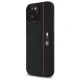 BMW Silicone Hexagon Red Line dėklas iPhone 16 Pro Max su MagSafe, juodas