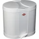 Wesco Eco-Double Bin rūšiavimo šiukšliadėžė su pedalu 2x 15 l, balta