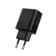 Tech-Protect C20W tinklo įkroviklis 2x USB-C PD 20W, juodas