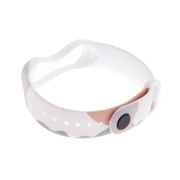 Kamufliažinis silikoninis dirželis Xiaomi Mi Band 3 / 4 Pattern 12