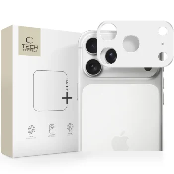 Tech-Protect Camalloy Fit+ Camera Cover for iPhone 17 Pro Silver