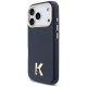 Karl Lagerfeld Karl Head Logo MagSafe dėklas iPhone 17 Pro, mėlynas
