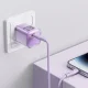 Acefast A53 GaN USB-C PD 30W įkroviklis su ekranu, violetinis