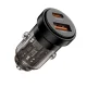 Automobilinis Įkroviklis Tech-Protect CC03 45W USB-A / USB-C - Juodas