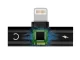 Lightning „du viename“ adapteris „iPhone“ ir „iPad“, juodas