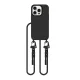 Dėklas iPhone 15 Pro telefonui Tech-Protect MagNecklace MagSafe, juodas