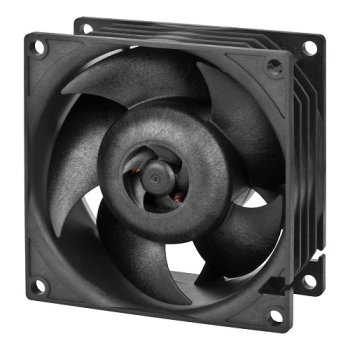 Arctic S8038-7K serverio ventiliatorius, 4-pin, 80 mm, juodas