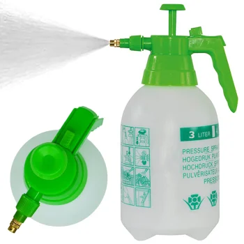 Manual Pressure Sprayer for Plants, 3L, White