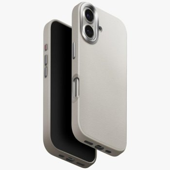 Uniq Lyden Magclick dėklas, skirtas iPhone 17, pilkas