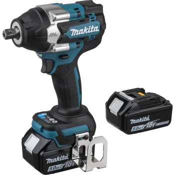 Akumuliatorinis smūginis veržliasukis Makita DTW701RTJ, 18V, 2x5.0Ah, 700 Nm, 1/2"