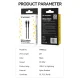 Wozinsky WNBCL2 USB-C į Lightning PD Laidas, 30W, 2m, Juodas