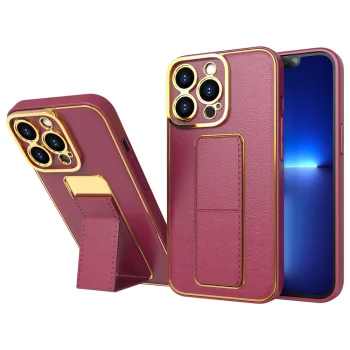 Telefono dėklas su kojele iPhone 13 Pro Max New Kickstand Case, raudonas