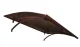 Durų stogelis STARKEDACH L-160, 160x100x25 cm, rudas