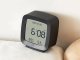 Digital Alarm Clock with Thermometer and Hygrometer LCD, Black