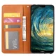 Huawei P20 2018 (EML-L29) PU Leather Wallet Book Case Cover, Brown
