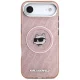 Karl Lagerfeld IML Choupette Head MagSafe dėklas iPhone 17 Air, Rožinis