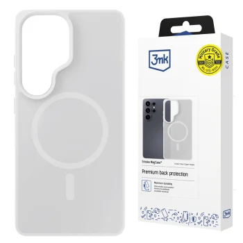 Dėklas 3mk Smoke MagCase, skirtas Samsung Galaxy S26 Ultra, baltas