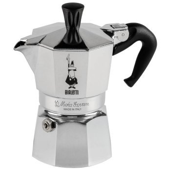 Moka kavinukas Bialetti Moka Express 2TZ, sidabrinis