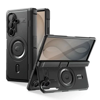 Tech-Protect Kevlar Pro dėklas Samsung Galaxy Z Fold 8 Ultra, juodas
