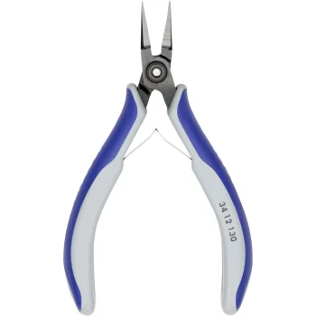 KNIPEX plokščiosios precizinės elektronikos replės 34 12 130, 135 mm