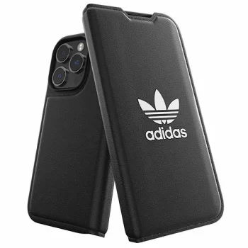 Knygutės tipo dėklas „Adidas OR Booklet Basic“, skirtas „iPhone 14 Pro“, juodas