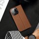 Dux Ducis Skin X2 atverčiamasis dėklas iPhone 14 Pro, rudas