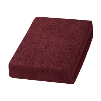 Fitted Terry Bed Sheet for Massage Tables, 70x190 cm, Brown