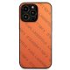 Karl Lagerfeld Perforated Allover dėklas, skirtas iPhone 13 Pro Max, oranžinis