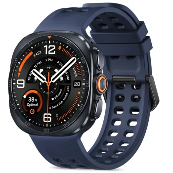 Dirželis Tech-Protect Silicone Air laikrodžiui Samsung Galaxy Watch Ultra 47mm, tamsiai mėlynas