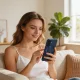 Tech-Protect MagFlex MagSafe dėklas telefonui Samsung Galaxy A57 5G, skaidrus mėlynas