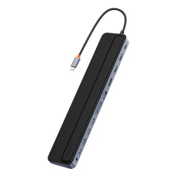 Baseus EliteJoy Gen2 12-in-1 USB-C šakotuvas ir stovas, pilkas (WKSX030213)