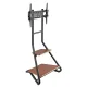 Pastatomas televizoriaus stovas 37-75\'\' Maclean MC-455 su lentynomis, iki 40kg, juodas