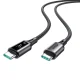 Joyroom S-A60 StarTalk USB-C į USB-C laidas 100W 1.2m, juodas
