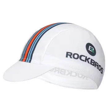 Dviratininko kepurė su snapeliu Rockbros MZ10022, balta