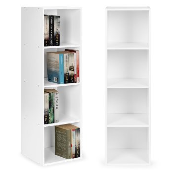 Moderni balta 4 skyrių lentyna Modernhome KJZ2173
