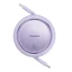 USB-C į Lightning laidas Baseus Free2Pull 20W, 1 m, violetinis