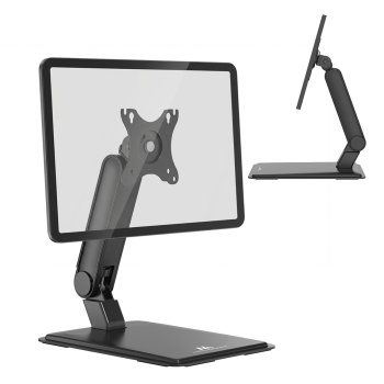Pastatomas monitoriaus stovas Maclean MC-989 (17"-32"), juodas
